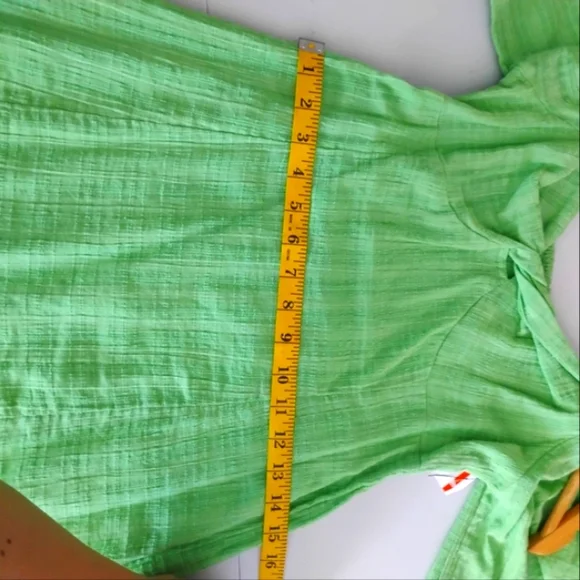 Billabong Sol Puff Sleeve Mini Dress. Size M - Picture 10 of 16